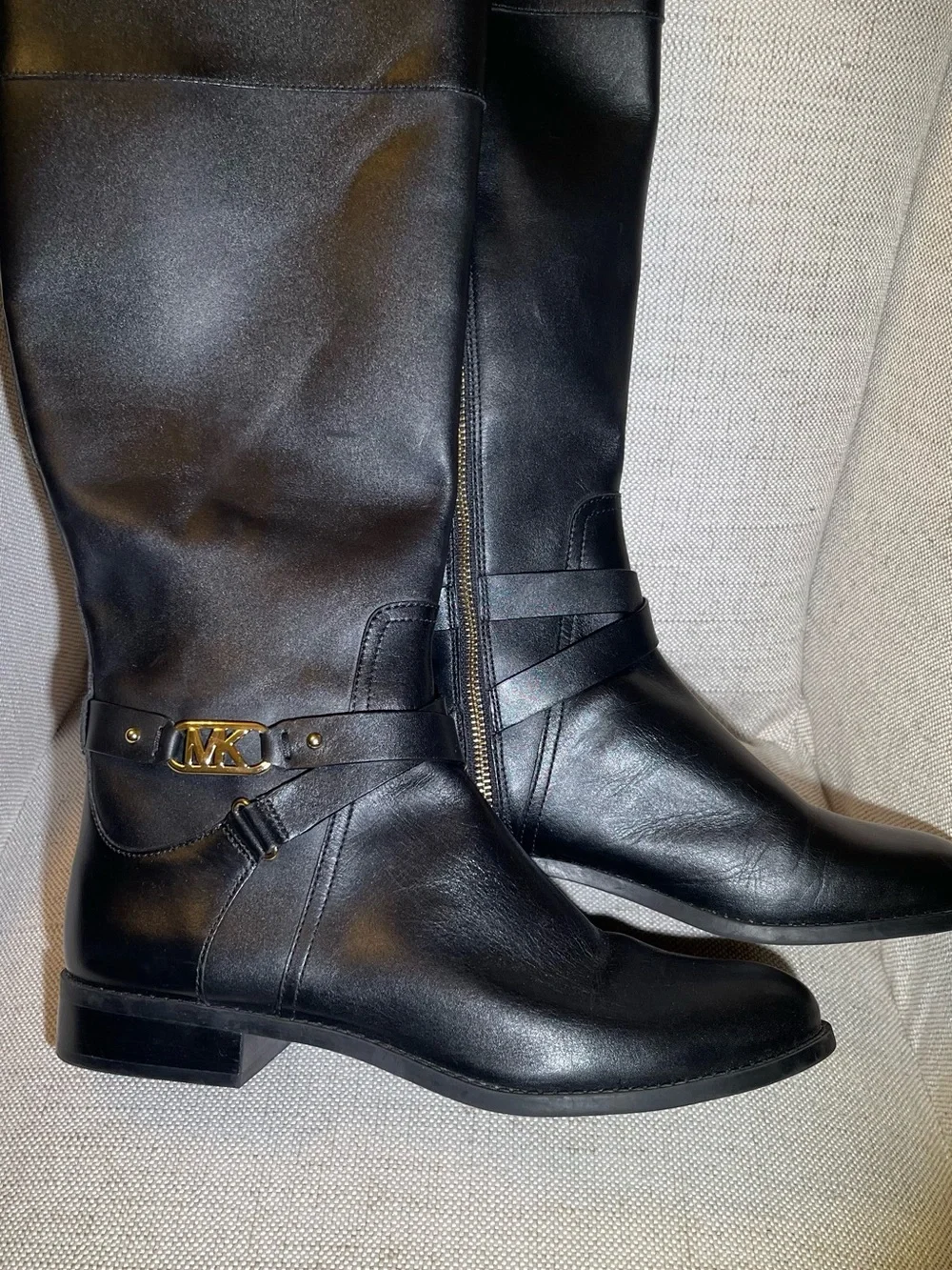 Michael Kors women’s Leather Riding Boots size 10